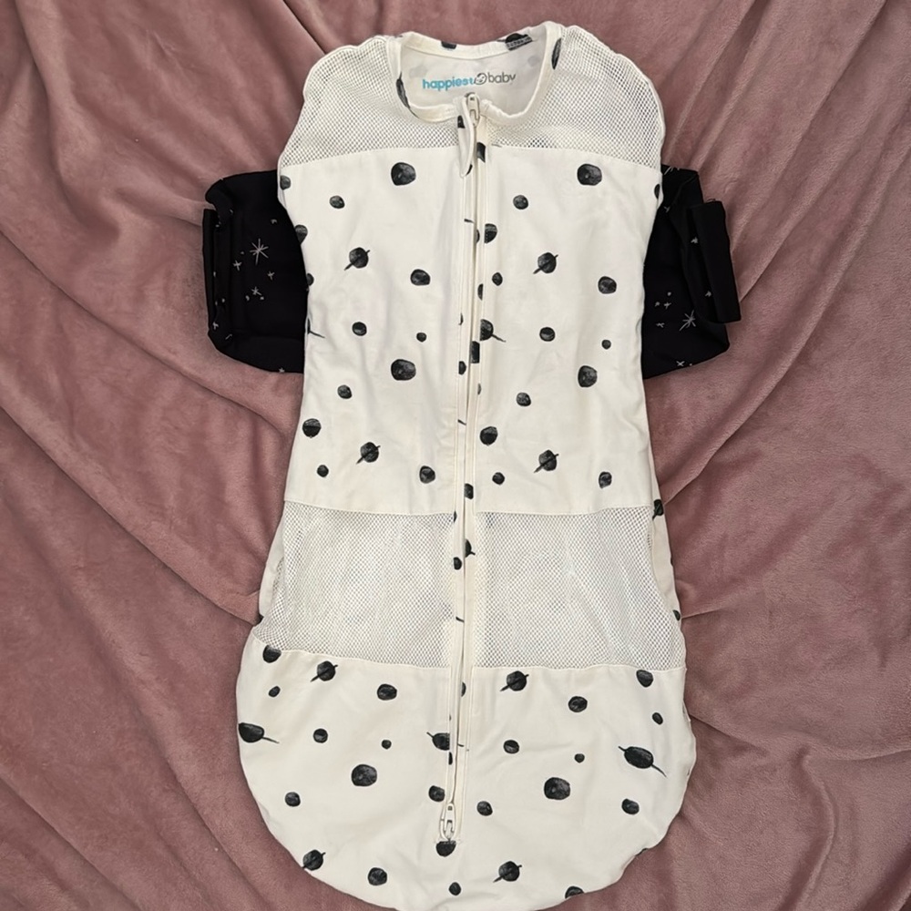 Stars and planets happiest baby snoo sleep sack, size M